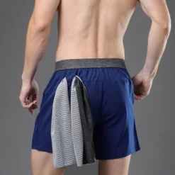 Men's Running Shorts Gym Shorts Sweat Shorts Pocket Elastic Waistband Shorts Outdoor Sports & Outdoor Athletic Quick Dry Lightweight Soft Marathon Running Workout Tailored Fit Sportswear Activewear