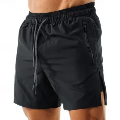 Men's Running Shorts Gym Shorts Sweat Shorts Pocket Drawstring Elastic Waistband Shorts Outdoor Sports & Outdoor Athletic Quick Dry Lightweight Soft Marathon Running Workout Tailored Fit Sportswear