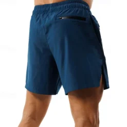 Men's Running Shorts Gym Shorts Sweat Shorts Pocket Drawstring Elastic Waistband Shorts Outdoor Sports & Outdoor Athletic Quick Dry Lightweight Soft Marathon Running Workout Tailored Fit Sportswear