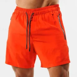 Men's Running Shorts Gym Shorts Sweat Shorts Pocket Drawstring Elastic Waistband Shorts Outdoor Sports & Outdoor Athletic Quick Dry Lightweight Soft Marathon Running Workout Tailored Fit Sportswear