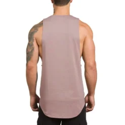 Men's Running Tank Top Workout Tank Sleeveless Vest / Gilet Summer Cotton Breathable Quick Dry Yoga Fitness Running Sportswear Activewear Black White Green