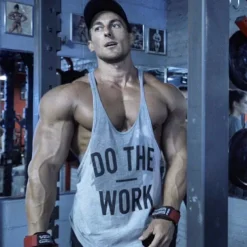 Men's Running Tank Top Workout Tank Muscle Shirt Racerback Sleeveless Vest / Gilet Fall Breathable Quick Dry Soft Sweat wicking Fitness Gym Workout Running Sportswear Activewear Wine Red Black White