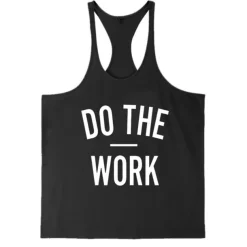 Men's Running Tank Top Workout Tank Muscle Shirt Racerback Sleeveless Vest / Gilet Fall Breathable Quick Dry Soft Sweat wicking Fitness Gym Workout Running Sportswear Activewear Wine Red Black White