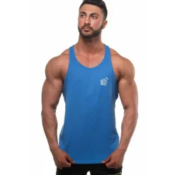 Men's Running Tank Top Workout Tank Sleeveless Top Cotton Breathable Soft Quick Dry Fitness Gym Workout Active Training Sportswear Activewear Solid Colored Black Red Blue