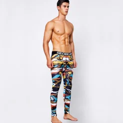 Men's Running Tights Leggings Base Layer Bottoms Yoga Sports & Outdoor Athletic Spring Breathable Moisture Wicking Soft Compression Fitness Gym Workout Running Skinny Sportswear Activewear Optical