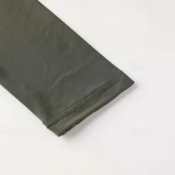 Men's Running T-Shirt Compression Shirt Long Sleeve Tee Tshirt Casual Athleisure Fall High Neck Breathable Quick Dry Gym Workout Running Walking Sportswear Activewear Solid Colored fluorescent green