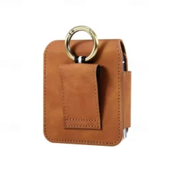 Men's Samsung Z Flip 6/5/4/3/2/1 Universal Phone Case Leather Case Belt Waist Bag Prop PU Leather Bag Phone Wallet Vintage Belt Phone Protective Case