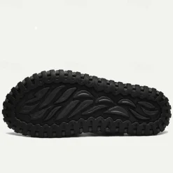 Men's Sandals Flat Sandals Leather Breathable Comfortable Slip Resistant Buckle Black Khaki Coffee