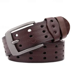 Men's Sashes Belt Men's belt Waist Belt Apricot PU Leather Alloy Modern Contemporary Solid / Plain Color Vacation Daily Wear Casual Daily