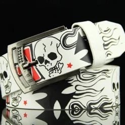 Men's Sashes Belt Men's belt Waist Belt Black White PU Leather Alloy Modern Contemporary Solid / Plain Color Daily Wear Vacation Casual Daily