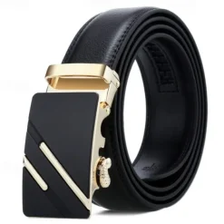 Men's Sashes Belt Men's belt Waist Belt Silver Wine Red PU Leather Alloy Modern Contemporary Solid / Plain Color Daily Wear Vacation Casual Daily