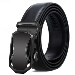 Men's Sashes Belt Men's belt Waist Belt Silver Wine Red PU Leather Alloy Modern Contemporary Solid / Plain Color Daily Wear Vacation Casual Daily