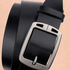 Men's Sashes Belt Men's belt Waist Belt Black Coffee Cowhide Alloy Modern Contemporary Solid / Plain Color Daily Wear Vacation Casual Daily