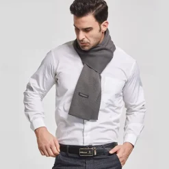 Men's Scarves Daily Holiday Polyester / Cotton Blend Casual Warm Casual / Daily 1 PC