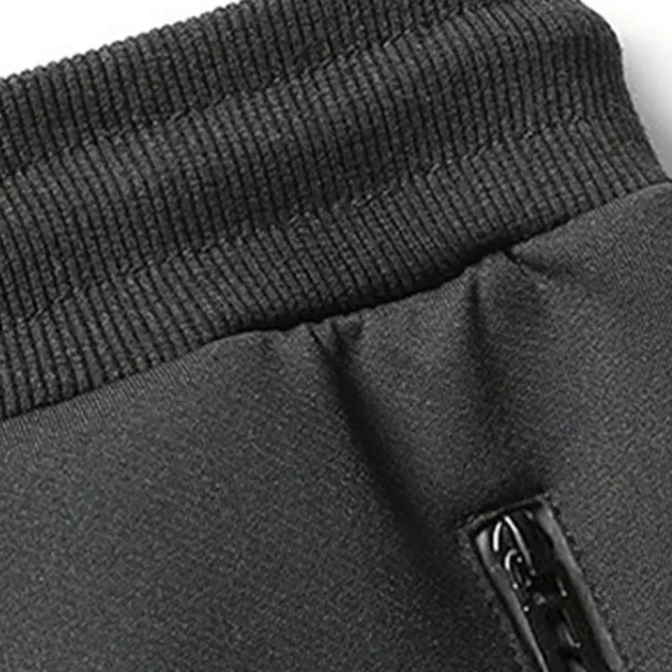 Men's Sherpa Fleece Pants Sweatpants Joggers Winter Pants Pocket Letter Warm Daily Leisure Sports Going out Streetwear Casual Black Black Straight Leg Micro-elastic
