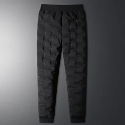 Men's Sherpa Fleece Pants Sweatpants Joggers Trousers Pocket Drawstring Elastic Waist Plain Comfort Warm Sports Outdoor Daily Fashion Casual Black 1# Black Micro-elastic