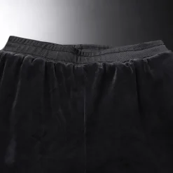 Men's Sherpa Fleece Pants Sweatpants Joggers Trousers Pocket Drawstring Elastic Waist Plain Comfort Warm Sports Outdoor Daily Fashion Casual Black 1# Black Micro-elastic