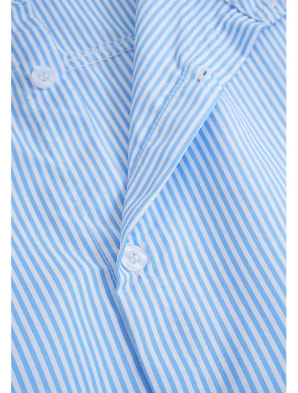 Men's Shirt Band Collar Shirt Summer Shirt Beach Wear Casual Shirt Button Up Shirt Pink Blue Green Gray Long Sleeve Striped Stand Collar Vacation Hawaiian Print Clothing Apparel Fashion Classic