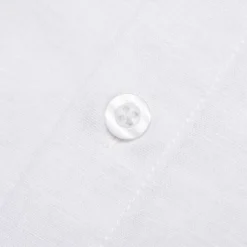 Men's Shirt Cotton Linen Shirt White Blue Long Sleeve Solid Color Turndown Summer Spring & Fall Sports & Outdoor Causal Clothing Apparel Button