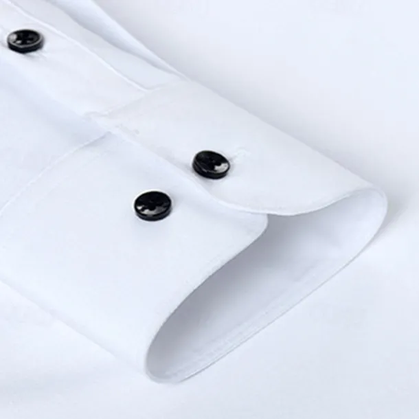 Men's Shirt Dress Shirt Button Up Shirt Plain Wedding Party Black White Pink Wine Long Sleeve Lapel Spring & Fall Clothing Apparel