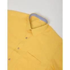 Men's Shirt Dress Shirt French Cuff Shirt Blue Yellow Pink Purple Long Sleeve Collar Wedding Business Smart Casual Clothing Apparel