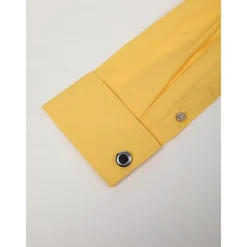 Men's Shirt Dress Shirt French Cuff Shirt Blue Yellow Pink Purple Long Sleeve Collar Wedding Business Smart Casual Clothing Apparel