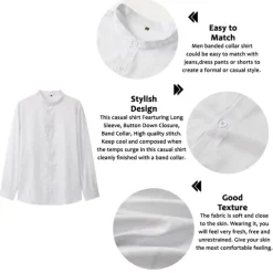 Men's Shirt Dress Shirt Geometric Pattern Outdoor Casual Black White Dark Green Brown Long Sleeve Stand Collar Summer Spring Clothing Apparel Print