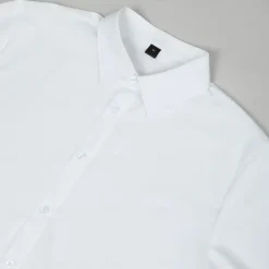 Men's Shirt Dress Shirt Letter Printed Street Wear to work White Long Sleeve Turndown Spring & Summer Clothing Apparel Print