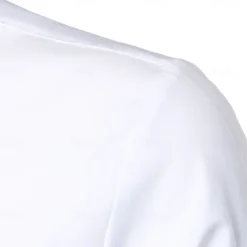 Men's Shirt Dress Shirt Plain Wedding Street Black White Pink Long Sleeve Turndown Summer Spring Clothing Apparel Lettuce Trim