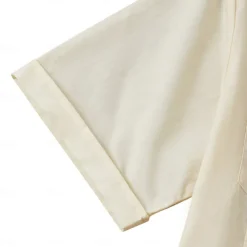 Men's Shirt Guayabera Shirt Light Yellow Black White Light Green Pink Short Sleeve Turndown School Performance Embroidered Clothing Apparel Elegant Vacation Vintage Neutral