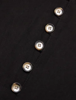 Men's Shirt Linen Shirt Beach Shirt Button Up Shirt Plain Casual Daily Black White Pink Orange Long Sleeve Band Collar Spring & Summer Clothing Apparel