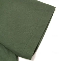 Men's Shirt Linen Shirt Cuban Collar Shirt Black Blue Brown Green Short Sleeve Solid Color Spring & Summer Street Daily Clothing Apparel