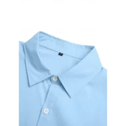 Men's Shirt Linen Shirt Summer Shirt Beach Shirt Button Up Shirt Plain Vacation Curise Black Pink Green Gray Long Sleeve Collar Spring & Summer Clothing Apparel