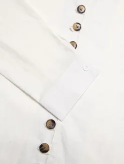 Men's Shirt Linen Shirt Summer Shirt Casual Shirt Beach Shirt Button Up Shirt Plain Casual Daily Black White Pink Blue Long Sleeve Stand Collar Spring & Summer Clothing Apparel