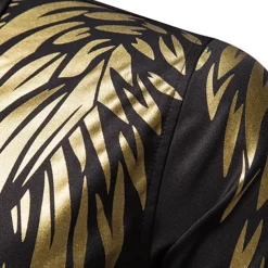 Men's Shirt Prom Shirt Graphic Daily Black White All Seasons Clothing Apparel Print