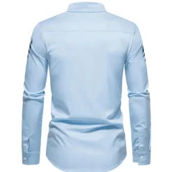 Men's Shirt Prom Shirt Graphic Daily Black White All Seasons Clothing Apparel Print