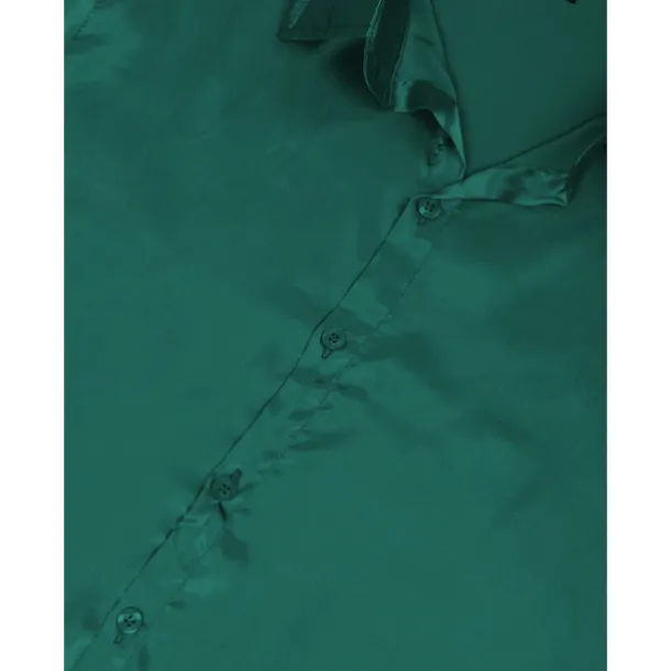 Men's Shirt Satin Shirt Casual Shirt Button Up Shirt Plain Wedding Vacation Black White Burgundy Royal Blue Long Sleeve Collar Winter Spring & Fall Clothing Apparel