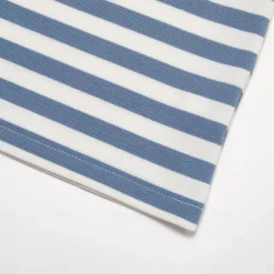 Men's Shirt Striped Horizontal Stripes Casual Cable Knit Polo Short Sleeve Outdoor Causal Casual Summer Print Turndown Black Blue Micro-elastic 48% cotton, 48% polyester, 4% spandex