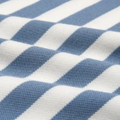 Men's Shirt Striped Horizontal Stripes Casual Cable Knit Polo Short Sleeve Outdoor Causal Casual Summer Print Turndown Black Blue Micro-elastic 48% cotton, 48% polyester, 4% spandex