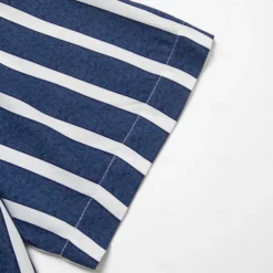 Men's Shirt Summer Shirt Button Up Shirt Casual Shirt Blue Light Blue Short Sleeve Stripes Lapel Daily Wear Vacation Clothing Apparel Fashion Hawaiian Casual Beach