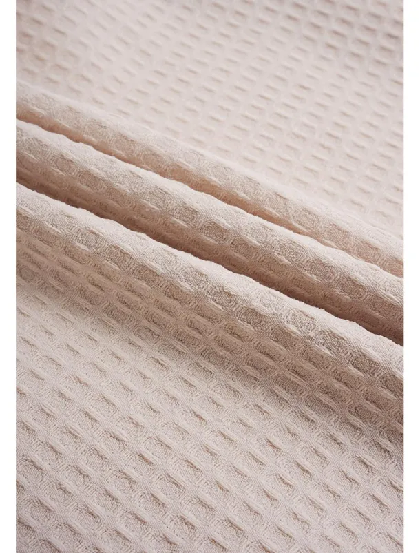 Men's Shirt Summer Shirt Button Up Shirt Casual Shirt Waffle Shirt Black White Blue khaki Long Sleeve Plain Lapel Daily Vacation Clothing Apparel Fashion Casual Comfortable