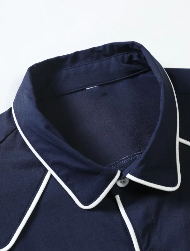 Men's Shirt Summer Shirt Button Up Shirt Casual Shirt Black Wine Dark Blue Coffee Long Sleeve Plain Lapel Daily Vacation Clothing Apparel Fashion Casual Comfortable