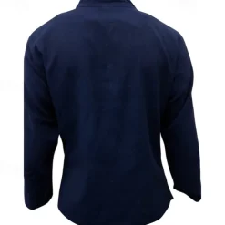 Men's Shirt Summer Shirt Casual Shirt Beach Shirt Button Up Shirt Black Yellow Orange Army Green Dark Blue Long Sleeve Plain Band Collar Vacation Hawaiian Clothing Apparel Polyester Fashion Casual