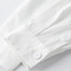 Men's Shirt White Blue Army Green Dark Gray Apricot Long Sleeve Solid Color Rolled collar Causal Casual Buttons Clothing Apparel Neutral Daily