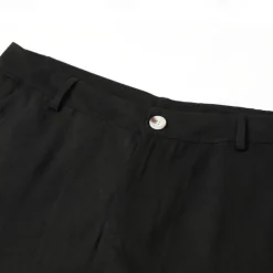 Men's Shorts Chino Shorts Bermuda shorts Work Shorts Pocket Plain Comfort Breathable Short Casual Daily Beach Fashion Stylish Black White Micro-elastic