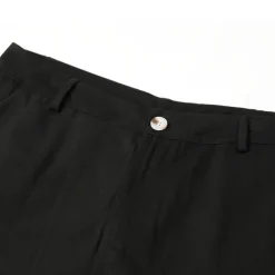 Men's Shorts Chino Shorts Bermuda shorts Work Shorts Pocket Plain Comfort Breathable Short Daily Stylish Casual Black White Micro-elastic