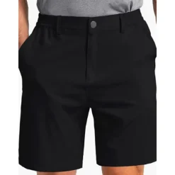 Men's Shorts Dress Shorts Bermuda shorts Pocket Elastic Waist Plain Comfort Breathable Outdoor Daily Going out Fashion Casual Black Khaki