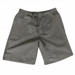 Men's Shorts Linen Shorts Summer Shorts Pocket Elastic Waist Drawstring Plain Outdoor Daily Going out Holiday Casual Black White