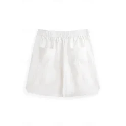 Men's Shorts Linen Shorts Summer Shorts Beach Shorts Pocket Drawstring Elastic Waist Plain Comfort Breathable Short Casual Daily Holiday Fashion Classic Style White Army Green