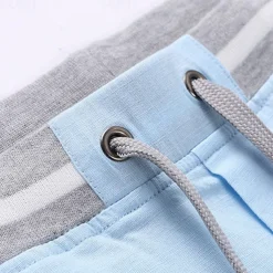 Men's Shorts Linen Shorts Summer Shorts Beach Shorts Pocket Drawstring Elastic Waist Color Block Comfort Breathable Full Length Casual Daily Holiday Vacation Fashion Dark Khaki Light Khaki